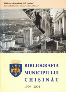 Bibliografia Chisinau