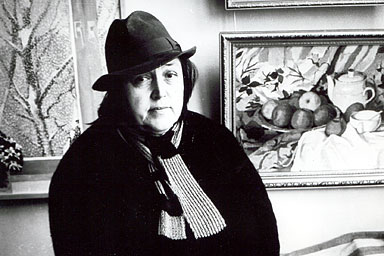 Aurelia Roman la una din expozițiile personale (1)