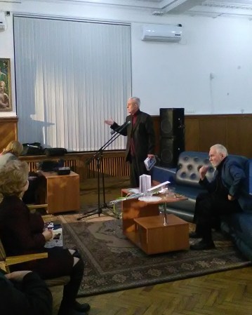 Imagine de la lansarea celor doua volume