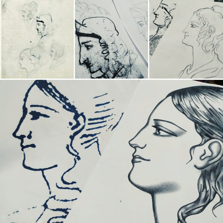 Frumoasele chișinăuiene în desenele lui Pușkin